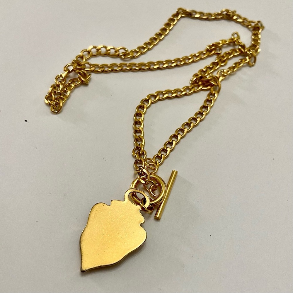 Vintage Authentic Gucci, 18in Gold Plated Charm Necklace - Picture 7 of 10